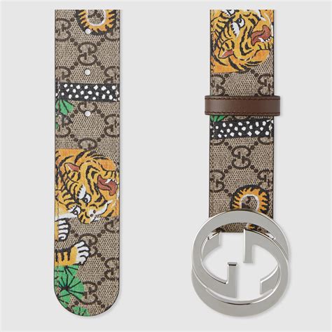 gucci bengal supreme belt tiger print replica|gucci supreme belt buckle.